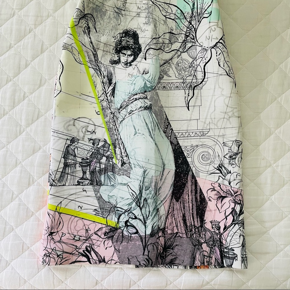 Clover Canyon Floral Line Drawing Dress View 5